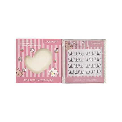 Natural Look Self Adhesive Eyelashes Clusters No Glue Needed Individual Lashes Reusable Soft Lash Extensions For Beginners Easy
