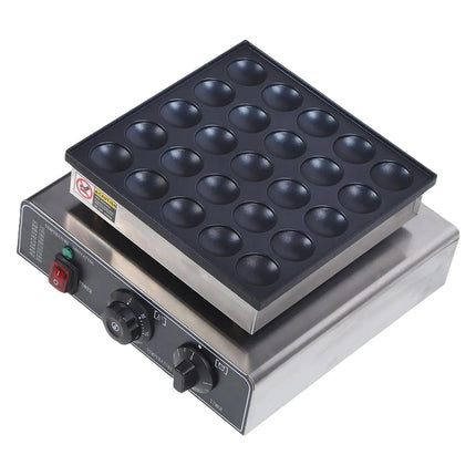 Cupcake Machine Electric Small Waffle Bites Household Non Stick Compact Waffle Maker for Snacks Breakfast Muffins Donut Desserts