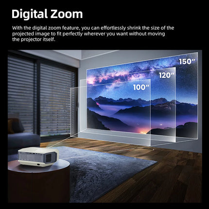 AUN A004 Pro MINI Projector Android Home Theater Laser Cinema Game Full HD 1080 WIFI Projectors Video 4K Movie Decode 3D Smart T