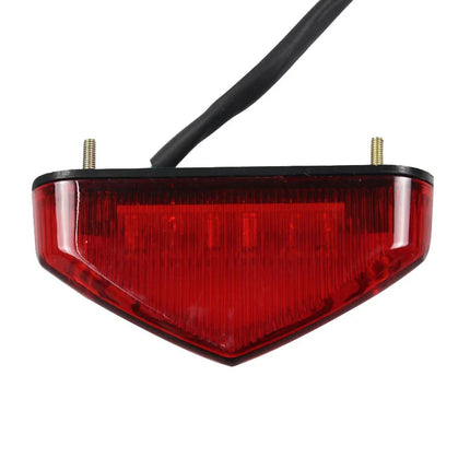 Universal Motorcycle Light DC 12V12LED Brake Warning Light Fender Small Tail Light DRL Indicator Brake Tail Light
