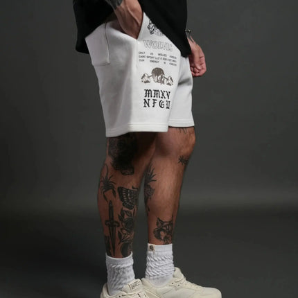 Summer Casual Fashion Jogger Shorts Men Cotton Breathable Loose Beach Short Pants Comfortable Gym Basketball Sport Street Shorts