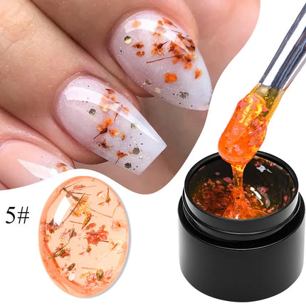 Dried Flower Gel Polish / Gel Fleurs Séchées