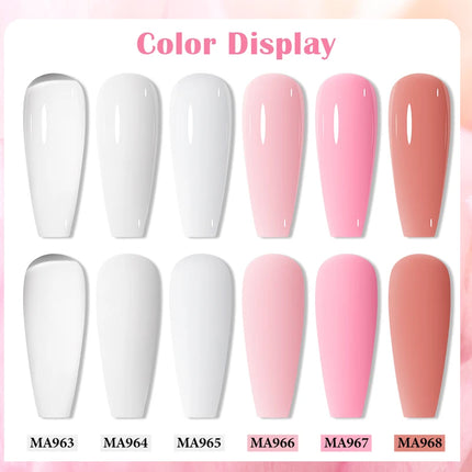150ml Large Capacity Quick Extension Nail Gel Polish Nude Pink Milky White Builder Nail Art Varnish Manicure DIY Nail Supplies