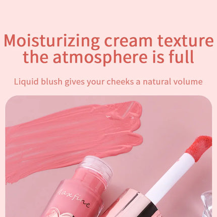 Highly Pigmented Matte Liquid Blush Long Lasting Non Fading Smooth Festival Stage Makeup Blush