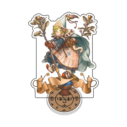 Anime Atelier of Witch Hat 10-13cm Acrylic Stand Double-sided Interlayer Clear HD Printed Tabletop Decoration Exquisite Keychain