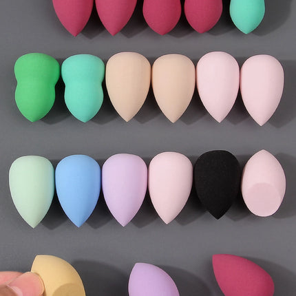 10/20/25/50/100PCS Latex-Free Makeup Sponges | Random Colors & Shapes for Liquid/Cream/Powder | Blending Beauty Sponge Bulk Set