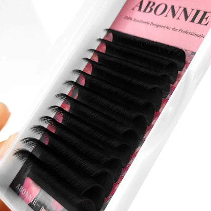 Abonnie Cashmere Blomming Lashes Easy Fan Eyelash Extensions Mega Volume Fans 8-25m All Size Eyelashes Supplies for Eye Beauty