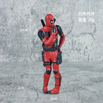 Hot Movie Marvel Deadpool spiderman Mini Figure Car Decoration Center Console Rearview Mirror Decor For home Accessories