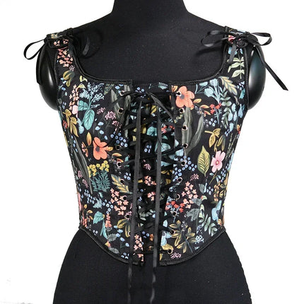 Fashion Lolita Shirt Women Corset Top Camis y2k Body Shaper Woman Clothing Blouses Sexy Waist Trainer Bustiers Ladies Underbust