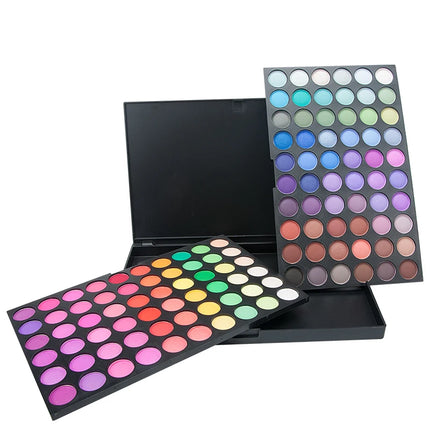 120 Color Eyeshadow Palette Glitter Matte Shimmer Finishes Eye shadow Palette Colorful High Pigment Eyes Makeup Palette for Part
