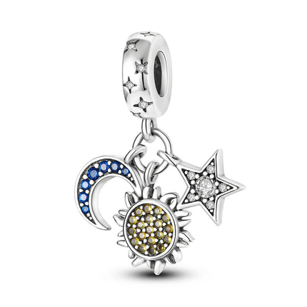 Charms Beads 925 Silver For Women Tulip Starlight Travel Coffee Fit Original Pan Bracelet Pendant DIY Fashion Jewelry Gift