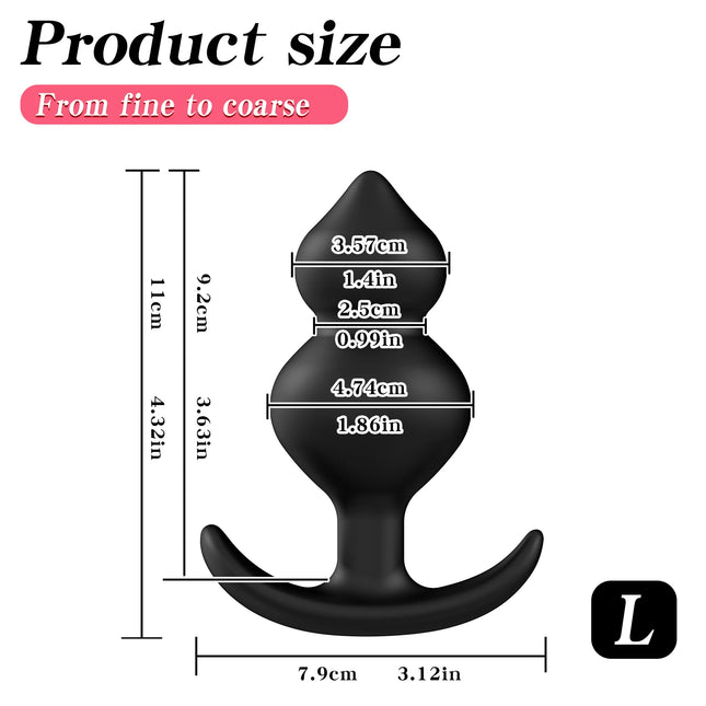 Factory Sales Wearable Anal Plugs With Steel Anal Beads Vaginal Balls Anal Stimulation Pull Bead Dildo Buttplug Adult 18 Sex Toy