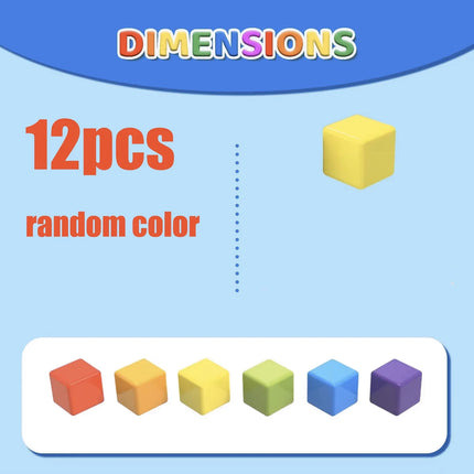 12PCS Magnetic Blocks, Gifts for 3 4 5 6 Year Old, Magnet Building Blocks for Toddlers Girls & Boys, Sensory - Montessori
