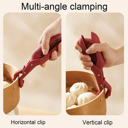 1/2 Kitchen Anti-Scald Bowl Grabber, Household Multifunctional Anti-Slip High-Temperature Resistant Plate Picker
