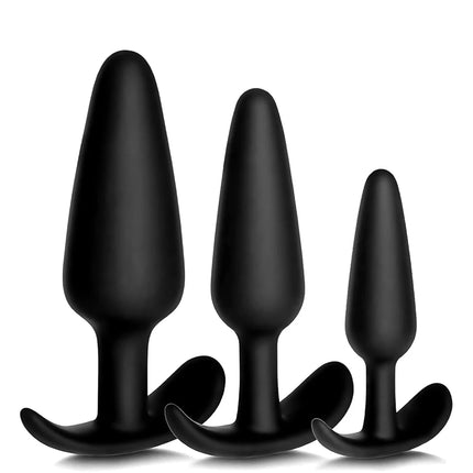 3pcs/set Butt Plug Anal Plug for Men Beginner Silicone Prostate Massager Anal Stimulator Adult Goods Sex Toy for Men Women Gay