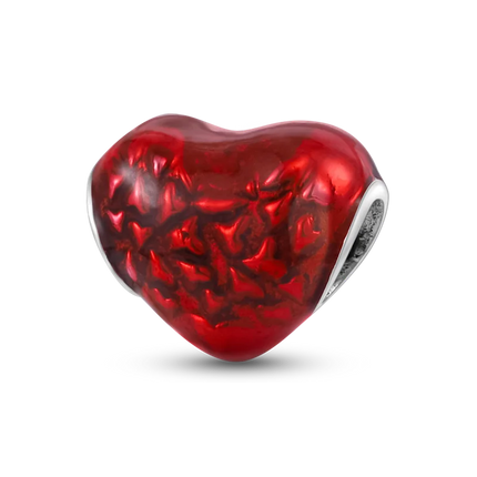 Charms Plata De Ley 925 Red Color Series Charm Red Elephant Animal Fruit Beads of Original Fits Women Anniversary Jewelry Charms