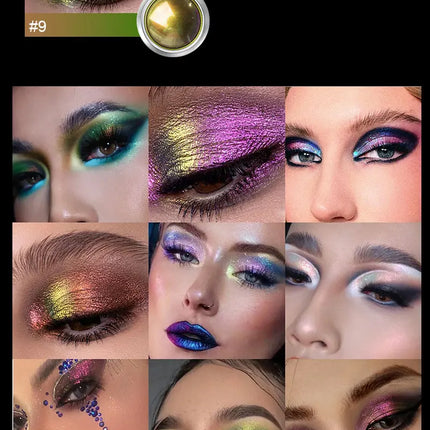 High-Pigmented MultiChrome Eyeshadow Powder MultiChrome Shifting Pigments Duochrome Chameleon Eyeshadow Infinite Chrome Powder