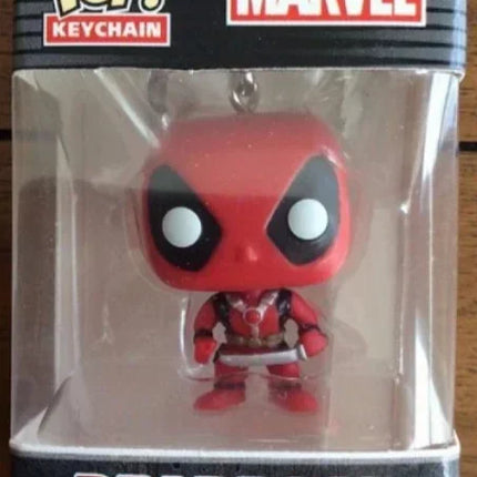 FUNKO Captain America Inro Man Deadpool Spider Man Thanos Thor Keychain Toys Vinyl Doll Collectible Toy Figures Best Kid Gift