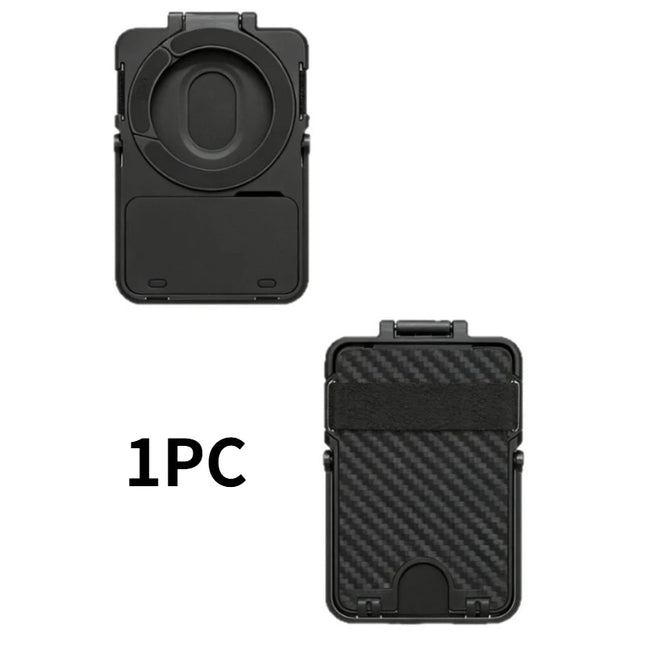 Ultra-Thin Magnetic Phone Holder with Multi-Functional Wallet Portable Double-sided Magnetic Stand with Anti-lost Hook and Strap