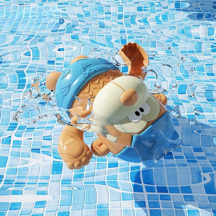 Baby Monkey Bathing Toy Summer Bathroom Water Play Toy Exercise Finger Flexibility Soothe Baby Bathing Game Clockwork Toy