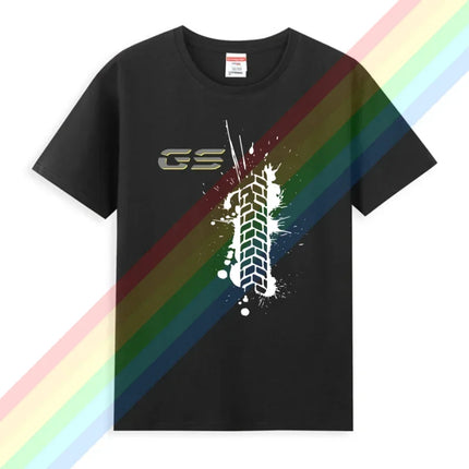 New Hot Sale Summer 100% Cotton for 1250 GS Exclusive for BMW Fans Motorrad R1250GS T Shirt Men Hip Hop Streetwear T-shirt S-3XL