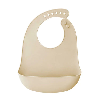 Silicone world Waterproof Silicone Bibs Baby Kids Stuff Kids Bib Aprons Girl Boy Adjustable Soft Silicone Bib Baby Feeding Stuff