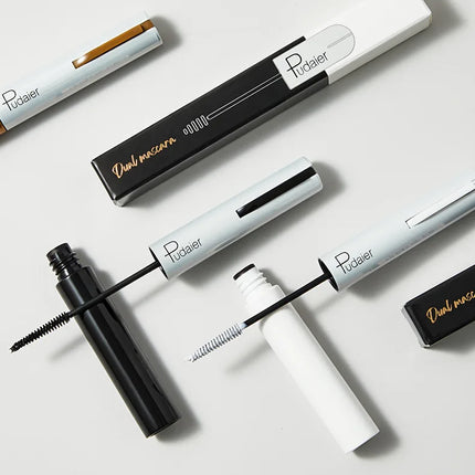 Fashion White Mascara Makeup 4D Silky Natural Long Lash Mascara Waterproof Mascara Extension Thick Lasting Curling Mascara Rimel