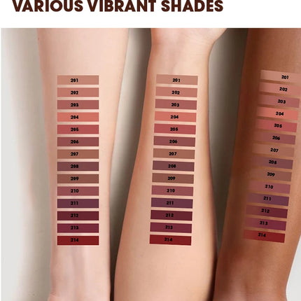 6 PCS/SET Ultra-Fine Wood Lip Liner Set - Nude Brown Collection, Velvet Matte Long Lasting Waterproof 18 Colors Lip Combo