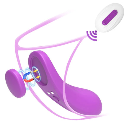 Remote Control Wearable Panty Clitoral Magnetic Vibrators for Women Clitoris Stimulator Vagina Massager Adult Female Sex Toys