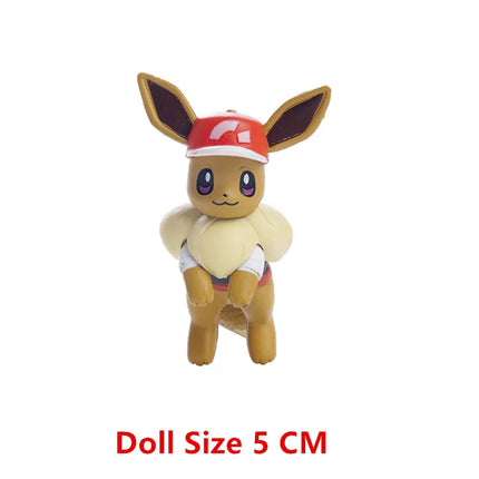 Pokemon Anime Figure Pikachu Eevee Charizard Mewtwo Cartoons Figure Collection Model Pocket Monster Action Toys Birthday Gift