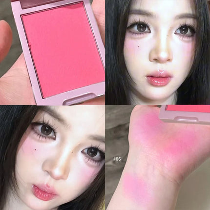 Sweet Orange Blusher Makeup Blush Mashed Potato Latte Nude Cheek Color Face Contour Brighten Lasting Rich Color Rouge Cosmetics