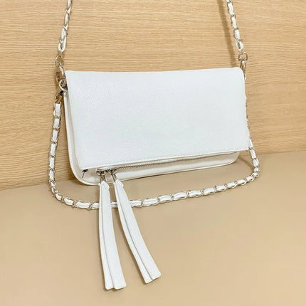 PU Leather Crossbody Bag Women 2025 - Retro Envelope Shoulder Bag / Sac Bandoulière Femme Cuir PU 2025 - Rétro Enveloppe