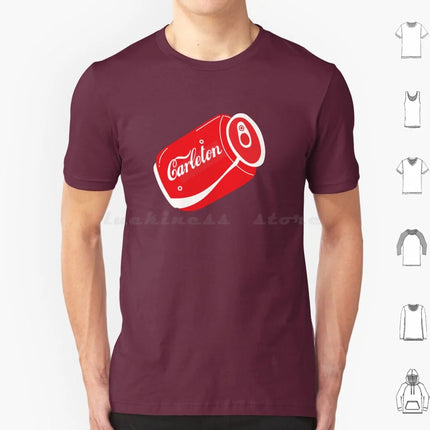 Carleton Coke Can T Shirt Big Size 100% Cotton Coke Carleton Carleton University
