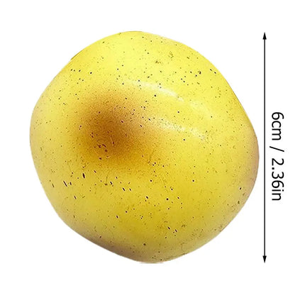 Fluid Potato Squishy Toy Slow Rise Stress Ball, Realistic Fruits Fidget, Decompression Gift For Kids & Adults Anxiety Relief ﻿
