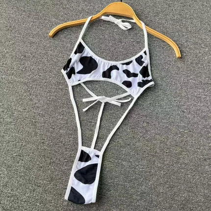 Women Cute Micro Bikini Bra Lingerie Three-Point Bodysuit Temptation Underwear Set Nightwear Swimwear Erotic Costumes