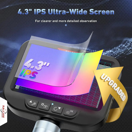 360° Articulating Borescope 6.2mm IP67 Waterproof Probe 4 Ways IPS Automotive Endoscope Inspection Camera