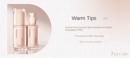 UODO Liquid Foundation Concealer Long-lasting BB Cream Waterproof Pore-minimizing Lasting Bright Dry To Oily Skin Care 30ml