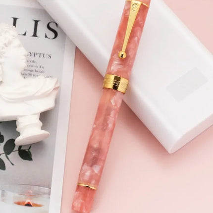 JINHAO 100 Centennial Resin Fountain Pen Arrow Shaped Pen Clip Golden Clip Business Office School Supplies Stationery PK 9019
