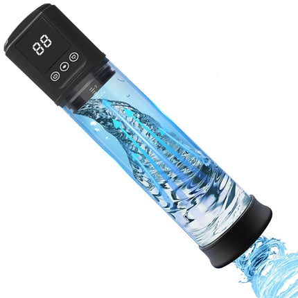 Electric Male Penis Pump Vacuum Sucking 9 Training Mode Penis Trainer Magnify Endurance Delay Ejaculation Adult Sex Toys for Men