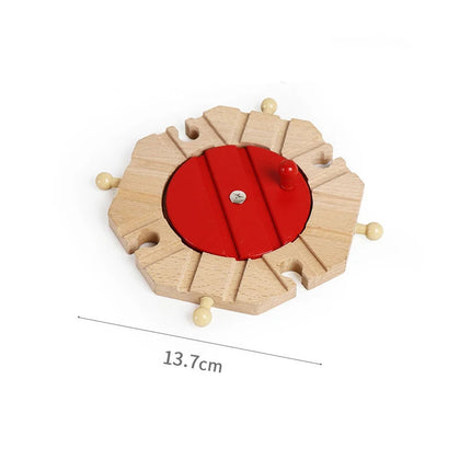 Wooden Track Accessories Beech Wood Railway Train Track Bridge Connector Toys Fit Thomas Wooden Train For Children Birthday Gift