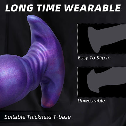 Large Glans Anal Plug Soft Silicone Butt Plug Strap-on Penetration Anal T-shaped base Wearable Design Anal vaginal masturbator