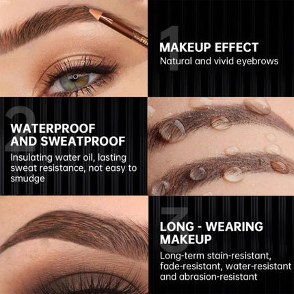 Professional Micro Brow Pencil Shaper Brow Pencil Sharpener Long-Lasting Effect Beakshaped Sculpting Tool Eyebrow Pencil