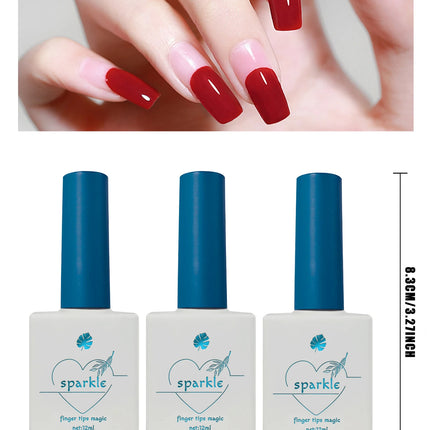 1/2/3PCS 12ML Soak Off Matte Top Base Coat for Nails UV Gel Polish Semi Permanent Functional Manicure Top Base Coat Varnish