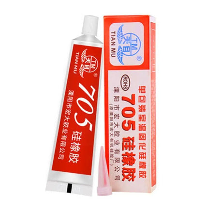 1/2/5Pcs New 705 High Temperature Clear Silicone Rubber Insulating Industrial Adhesive Electronic Metal Glue Sealant Glass Glue