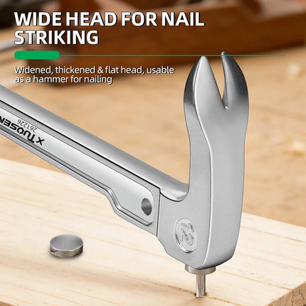 8/10/12-inch Flat Dovetail Chisel End Nail Pullers Household Woodworking Pry Bar Multi-purpose Tool (Hand Tools)
