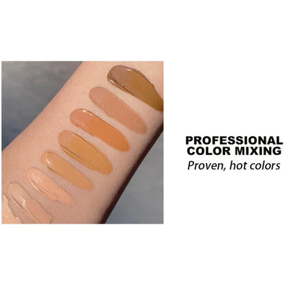Fit Colors 8 Color Concealer Flexible Moisturizing Liquid Foundation Covering Dark Circles And Acne Spots Face Makeup Concealer
