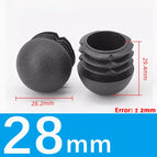 28mm-Black / 20Pcs