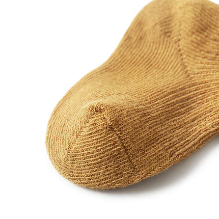 3 Pairs Baby Girl Boy Socks Toddler Cotton Baby Winter Clothes Accessories Pure Color Combed Cotton Baby Kids Socks for Autumn
