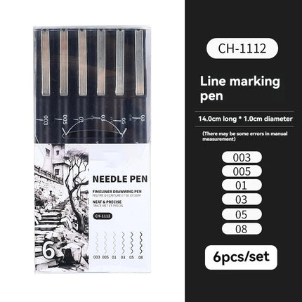 15/3 Size Fineliner Pens Black Micro Pigment Liner Pen Multiliner Drawing Pen for Artist Sketching Drawing Drafting Comic Design