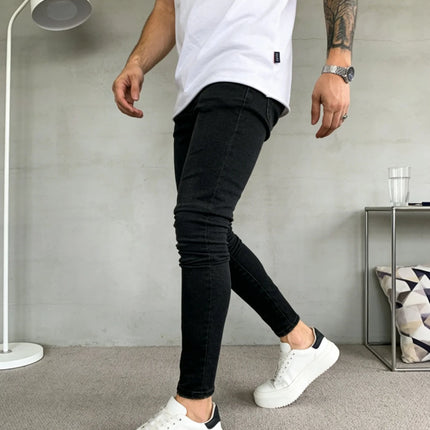 Classic Black Y2K Drip Men's Skinny Jeans Pant Original Design Daily Wear Trousers No accessories or belts included
